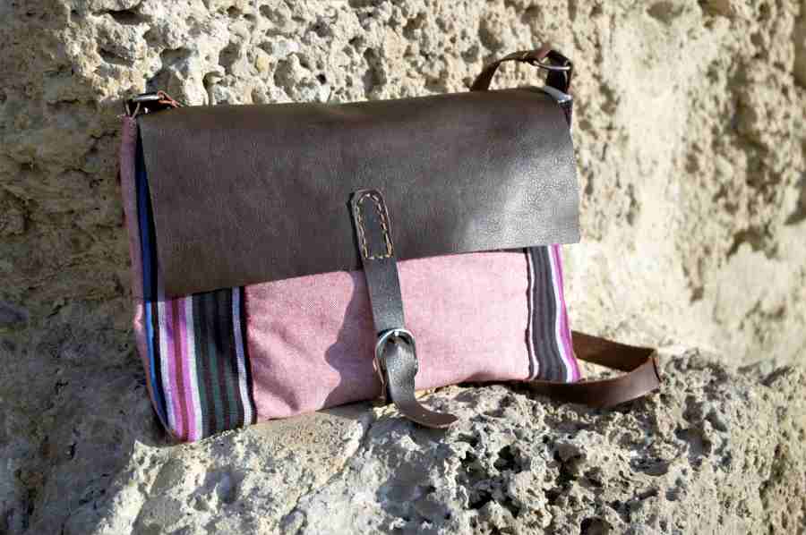 bolso rosa roca