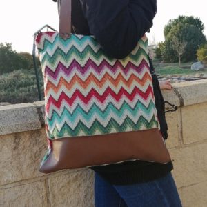 Bolso capazo grande.