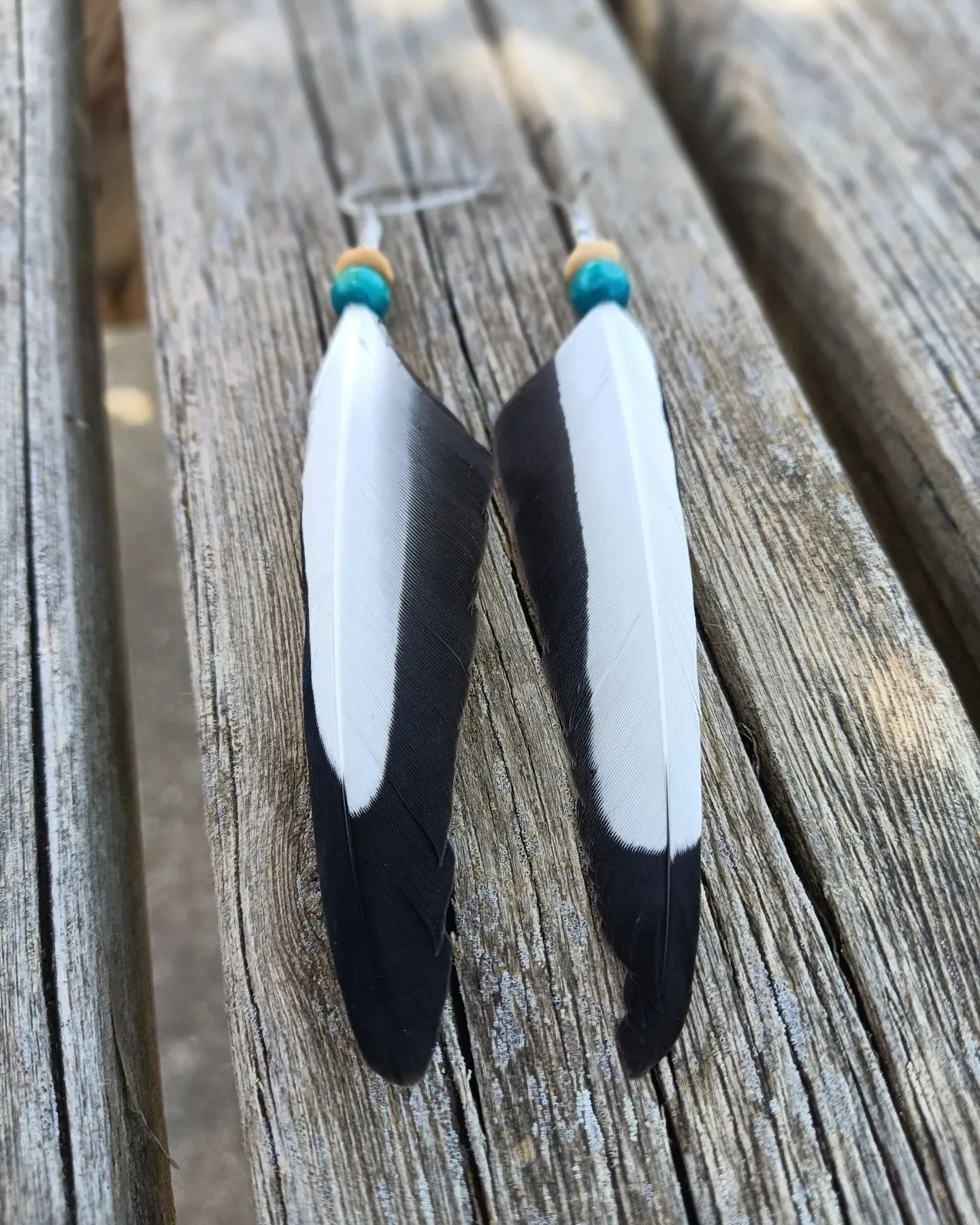Pendientes pluma